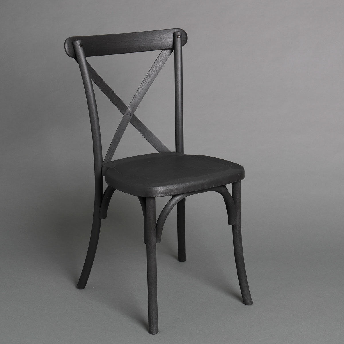 black chair rental cross back modern style, crossback chair, cross back chair, wood chair rentals