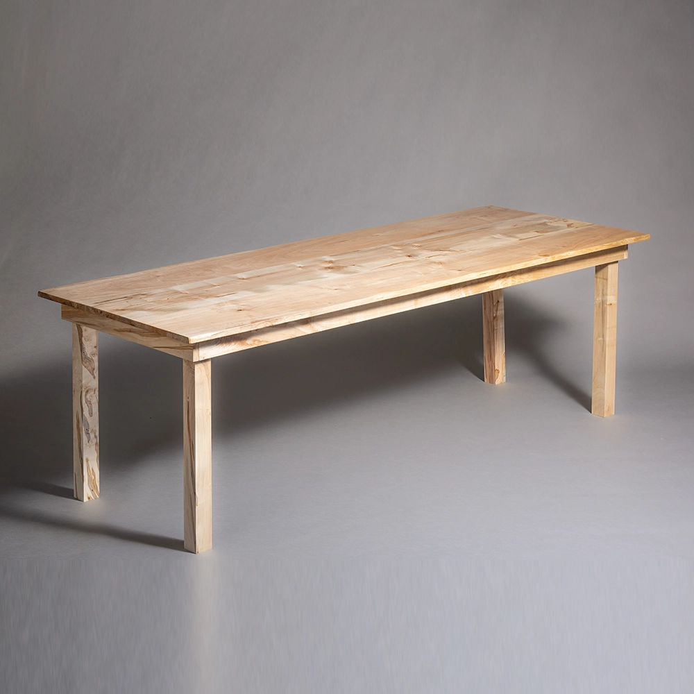 custom wood table farm table style