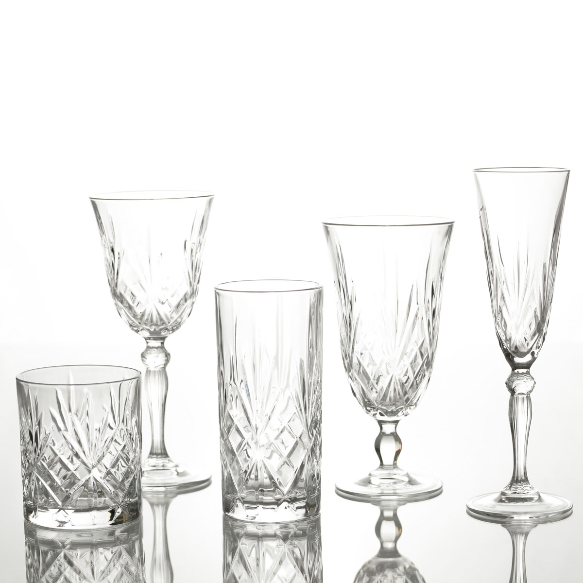 elegant glassware for weddings and events crystal style