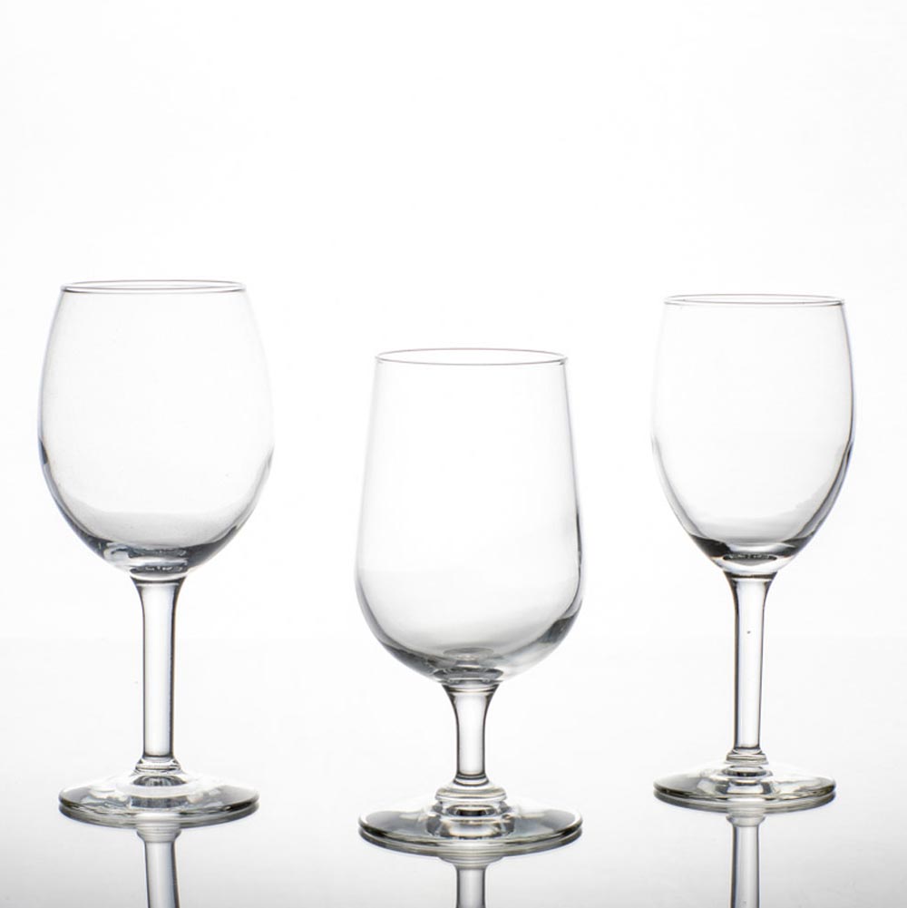 Coloured Stem Wine Glass, Glassware Hire