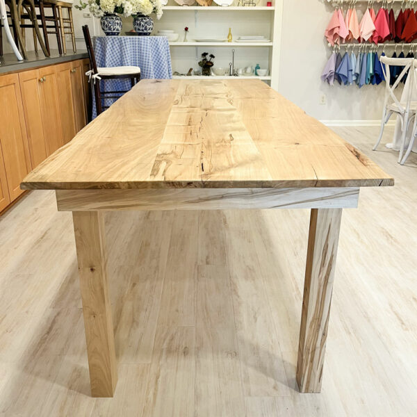 custom wood table rentals mass