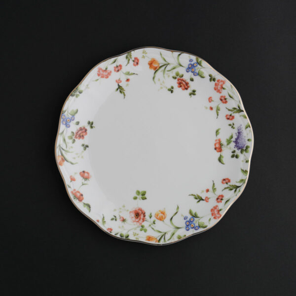floral plate china wedding design